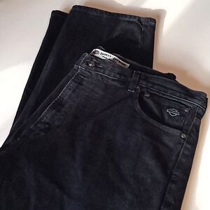 Men's Harley-Davidson black jeans